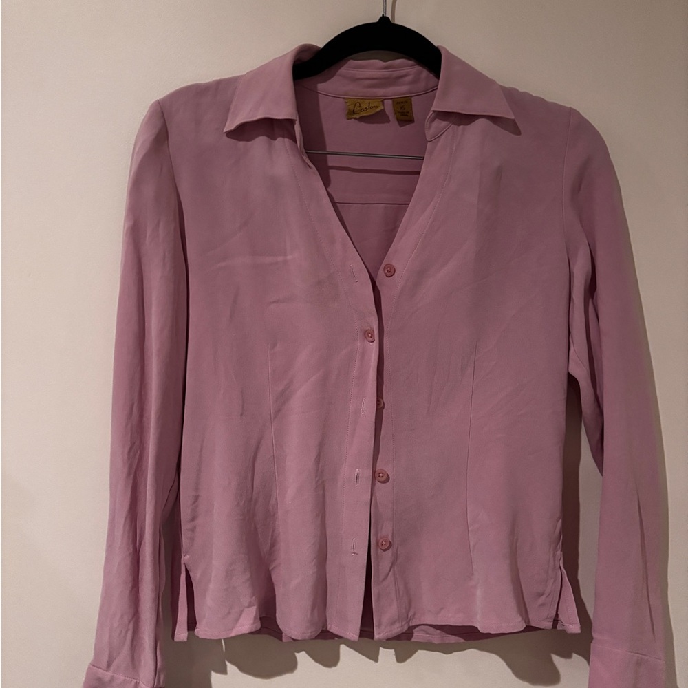 Caslon Light Pink Button-Down Shirt
